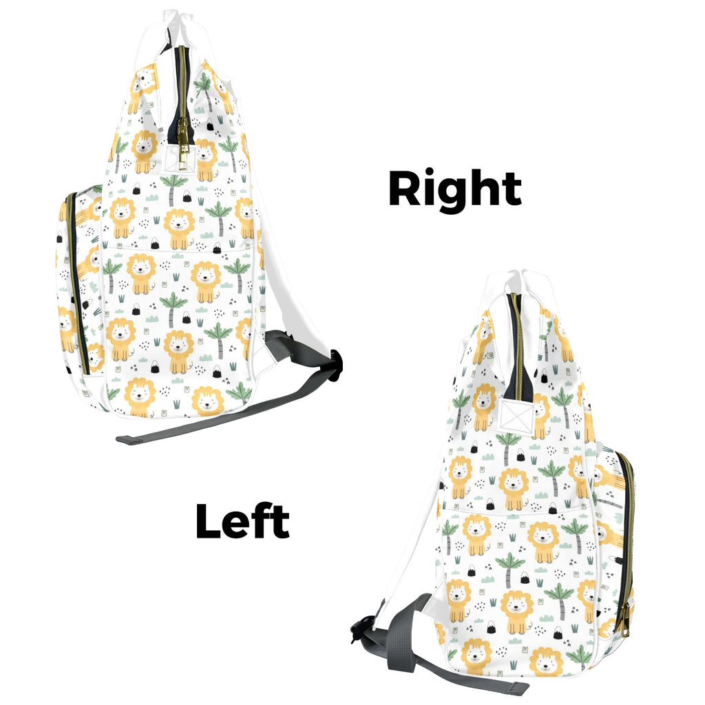 Lions Multi-Function Backpack, Nappy / Diaper Bag Multi-function Backpack, Nappy / Diaper Bag animal Printed Offshore