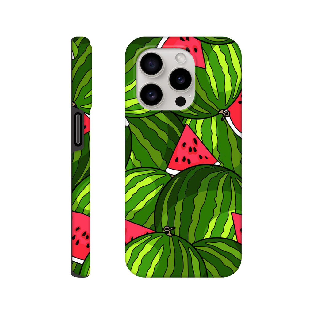 Watermelons - Apple iPhone Tough case iPhone 15 Pro iPhone Tough Case Food Globally Fulfilled