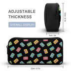 Colourful Cassette Tapes Backpack, Lunch Bag & Pencil Case Set