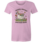Oops, I Bought Another Book - Womens T-shirt Pink Womens T-shirt animal Printed In Australia Reading