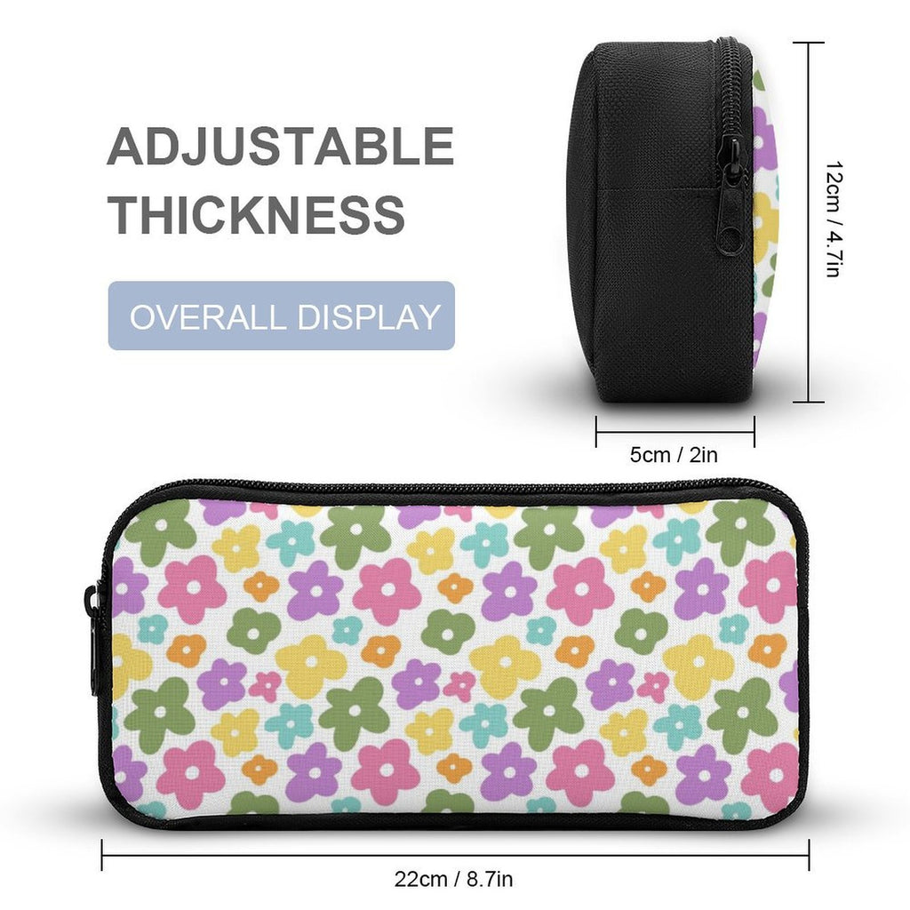 Pastel Flowers Backpack, Lunch Bag & Pencil Case Set
