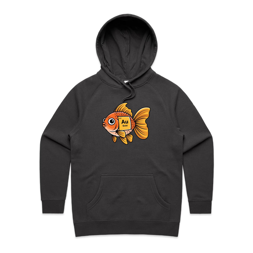 Gold Fish Periodic Table Women's AS Colour Hoodie