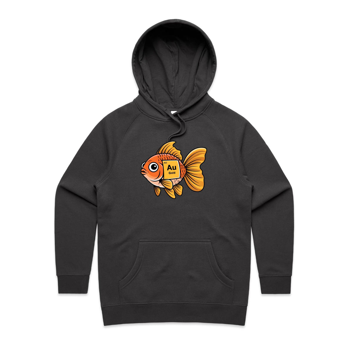 Gold Fish Periodic Table Women's AS Colour Hoodie