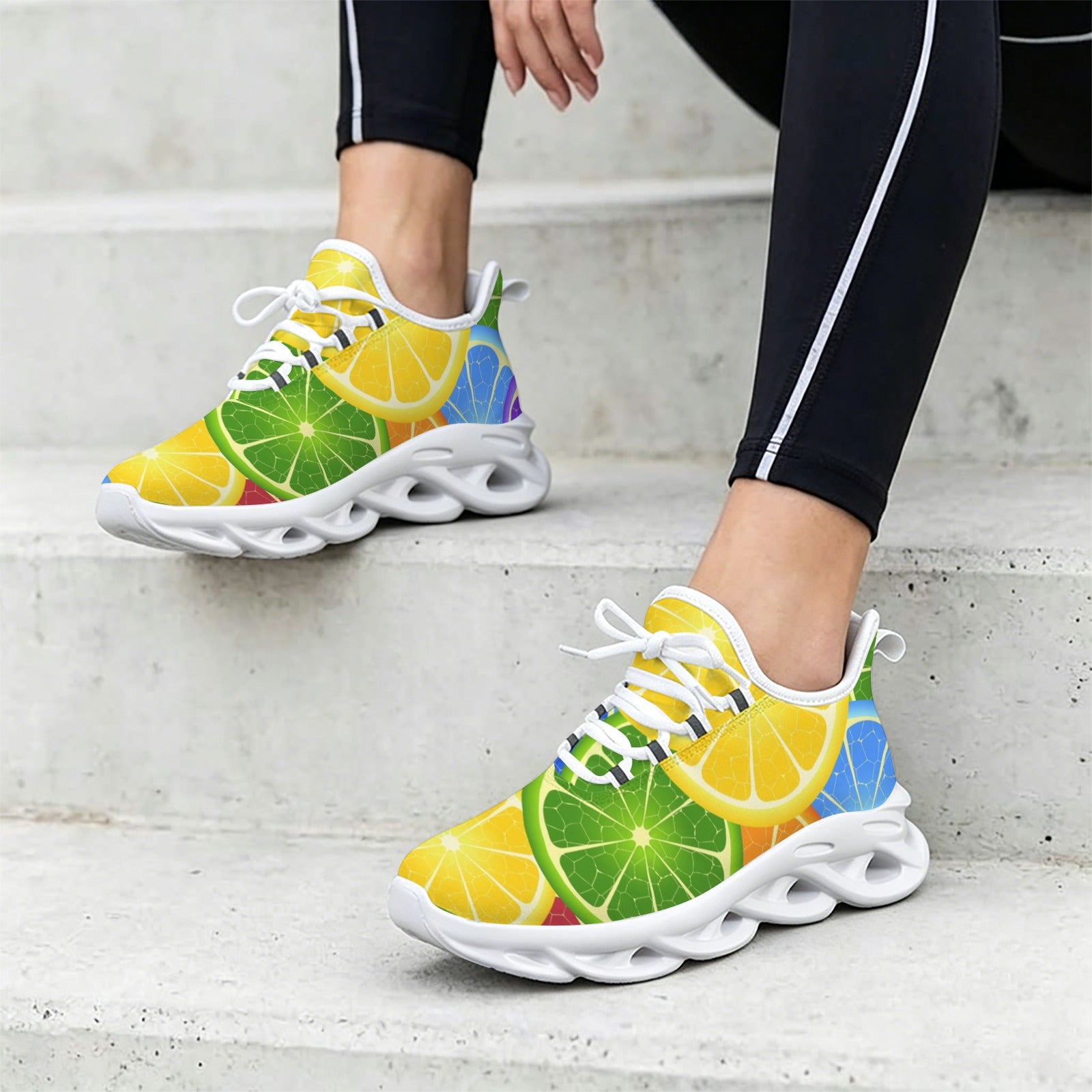 Bright Citrus Women's Twisted Sole Sneakers