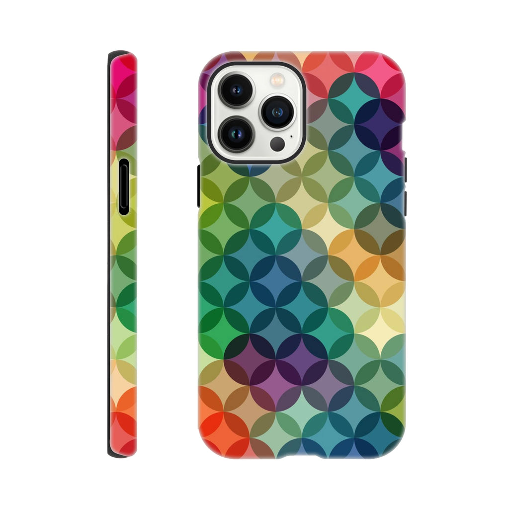 Circle Pattern - Apple iPhone Tough case iPhone 13 Pro Max iPhone Tough Case Globally Fulfilled
