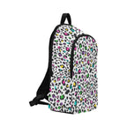 Animal Print In Colour - Fabric Backpack