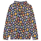 Groovy Flowers Women's Full-Zip Hoodie