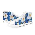 Watercolour Blossoms - Women's High Top Canvas Shoes