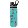 Mermaids Insulated Water Bottle with Dual-Use Lid (18oz) One Size Insulated Water Bottle with Dual-Use Lid (18oz) Printed Offshore