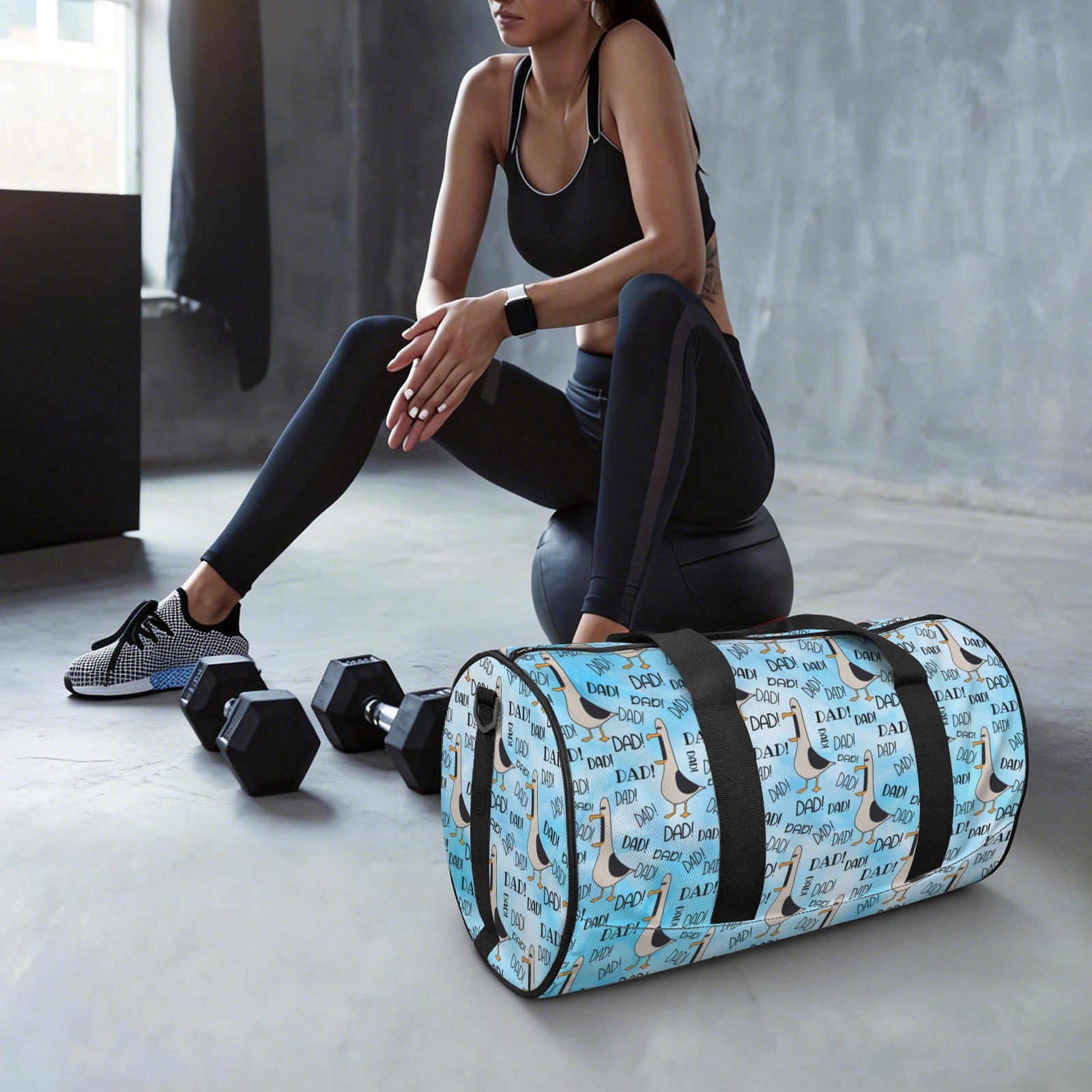 Dad Seagull Duffle Bag Duffle Bag Printed Offshore