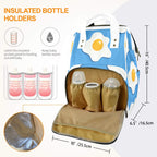 Fried Eggs - Multi-Function Backpack, Nappy / Diaper Bag