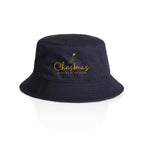 Christmas Is Better At The Beach - Christmas AS Colour Bucket Hat Navy One Size Christmas Bucket Hat Christmas Printed In Australia