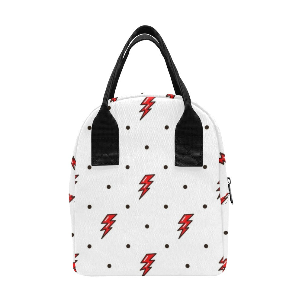Red Lightning - Zipper Lunch Bag Zipper Lunch Bag Printed Offshore