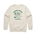 Specialty Coffee AS Colour Stencil Crew Sweatshirt Unisex Ecru Sweatshirt Coffee Printed In Australia