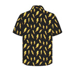 Lightning Bolts Men's Short Sleeve Hawaiian Shirt Men's Hawaiian Shirt (New) comic Printed Offshore