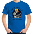 I'm The Family Tech Support Kids AS Colour T-Shirt Bright Royal Kids Youth T-shirt Printed In Australia Tech