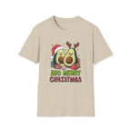 Avo Merry Christmas, Avocado - Unisex Softstyle T-Shirt