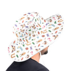 Cute Bugs Wide Brim Bucket Hat Wide Brim Bucket Hat animal Printed Offshore