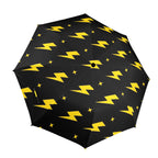 Yellow Lightning - Semi-Automatic Foldable Umbrella (Model U12) One Size Semi-Automatic Foldable Umbrella (U12)