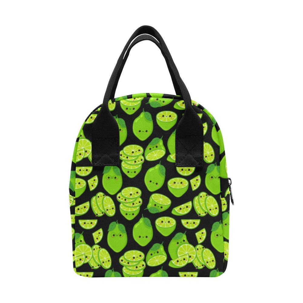 Cute Limes - Zipper Lunch Bag Zipper Lunch Bag Printed Offshore