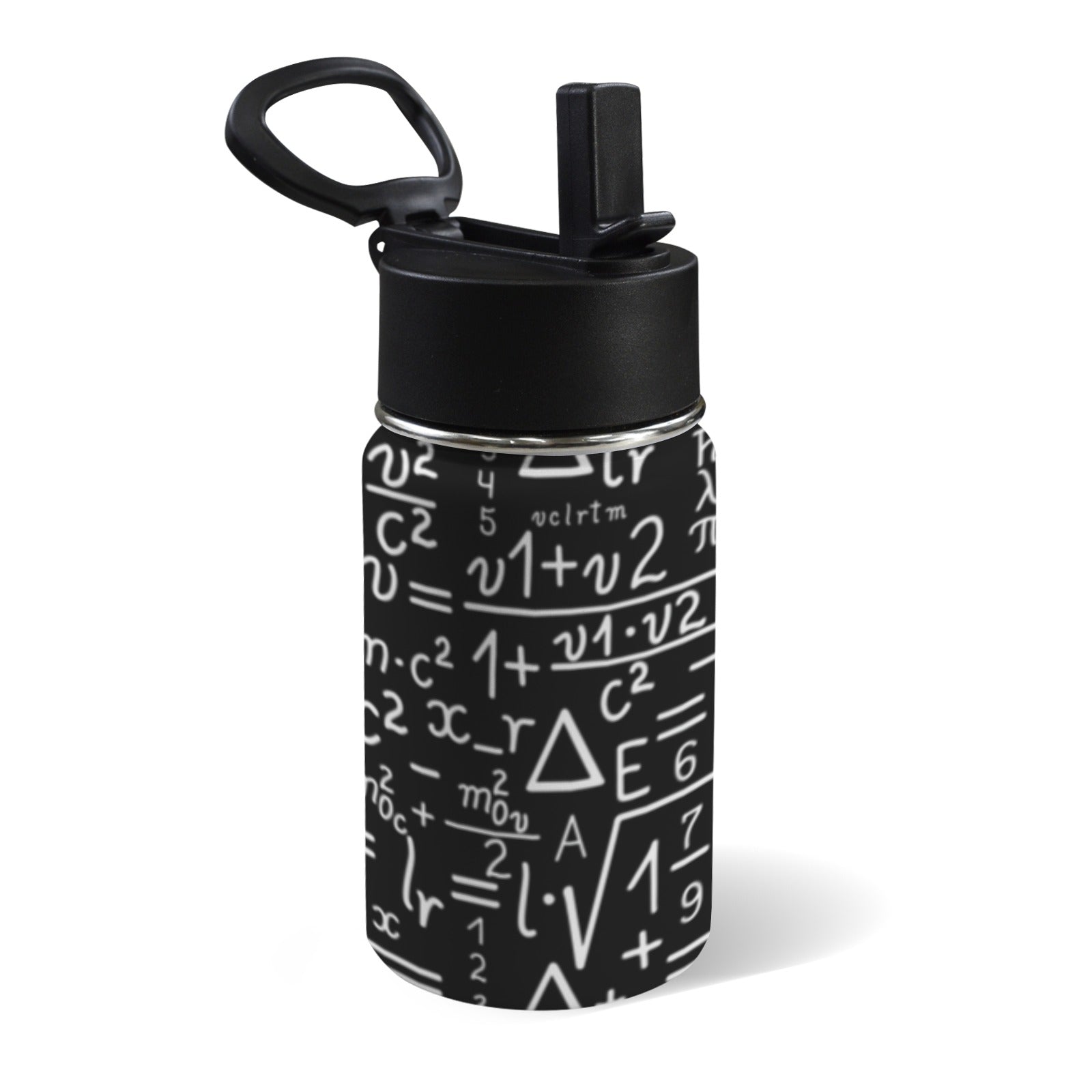 Mathematics 12oz Kids Water Bottle with Straw Lid