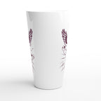 Let's Rock, Guitar - White Latte 17oz Ceramic Mug Latte Mug Globally Fulfilled Music