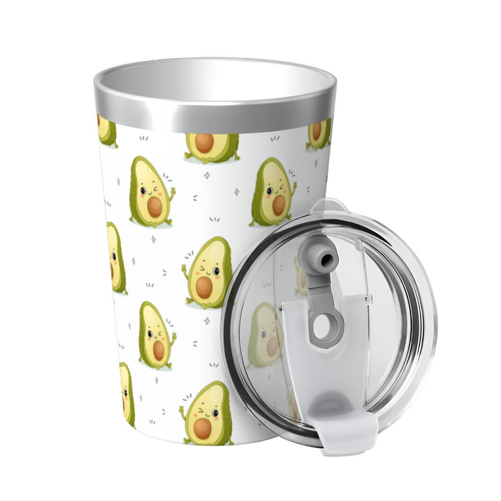 Winking Avocados Small Stainless Steel Travel Mug Cup 12oz/350ml