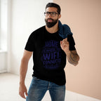 Home Is Where The WIFI Connects Automatically - Men's Staple Tee Black Mens Premium T-Shirt Printed in AU and US Tech