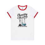 Chemistry Is Like Cooking AS Colour Women's Ringer Tee