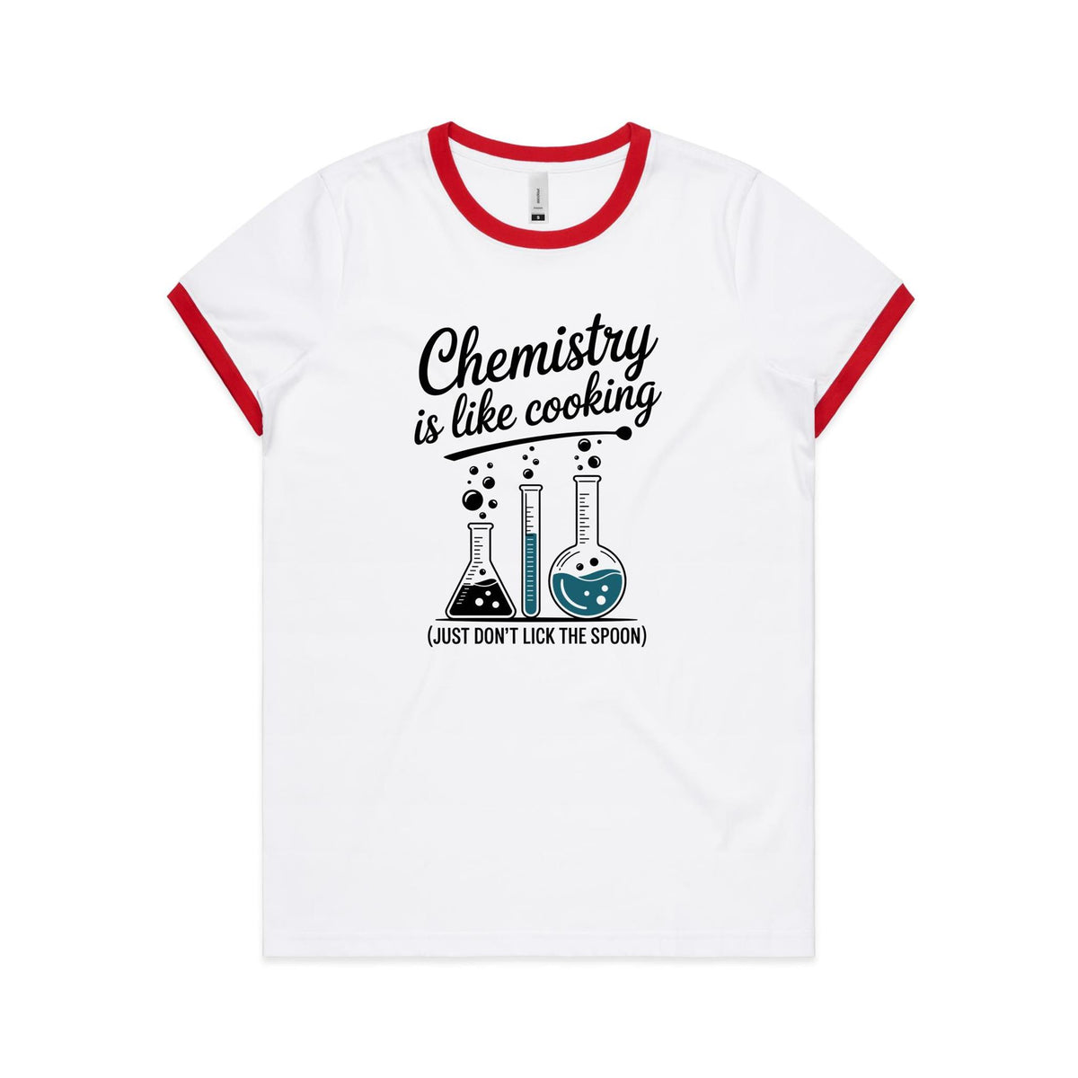 Chemistry Is Like Cooking AS Colour Women's Ringer Tee