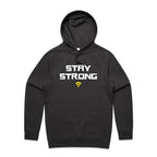 Stay Strong, WIFI - Mens Hoodie Coal Mens Hoodie Printed In Australia Tech