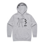 Mummy Needs A Coffee - Womens Hoodie Grey Marle Womens Hoodie Coffee Mum Printed In Australia