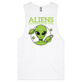 Aliens Don't Believe In You Either Men's AS Colour Tank Top Tee