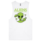Aliens Don't Believe In You Either Men's AS Colour Tank Top Tee