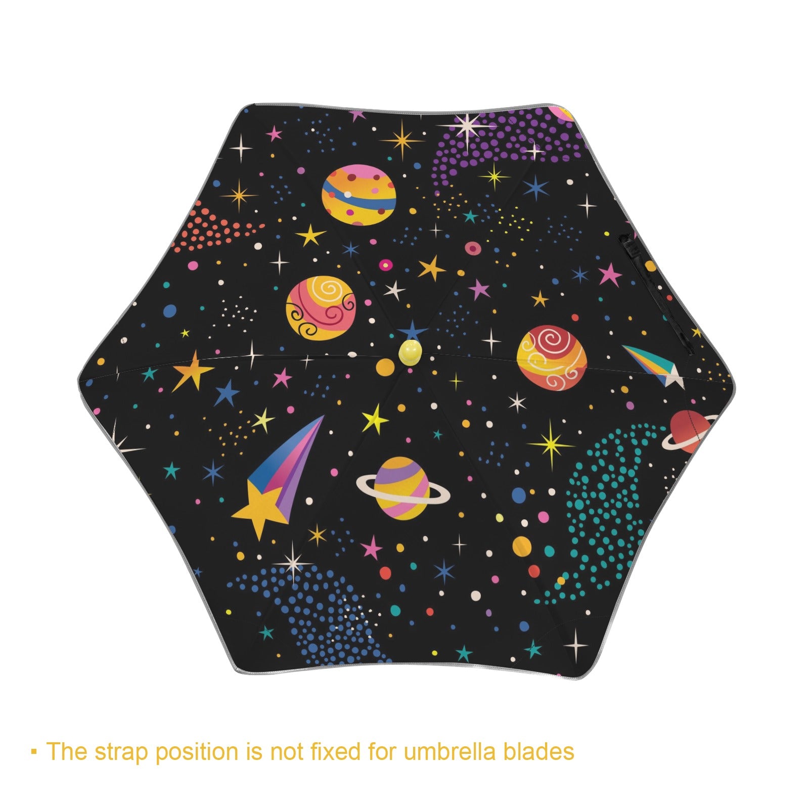 Colourful Space Kids Safe Round Corner Umbrella Kids Safe Round Corner Umbrella Printed Offshore Space