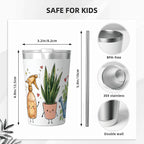 Plant Lover Small Stainless Steel Travel Mug Cup 12oz/350ml