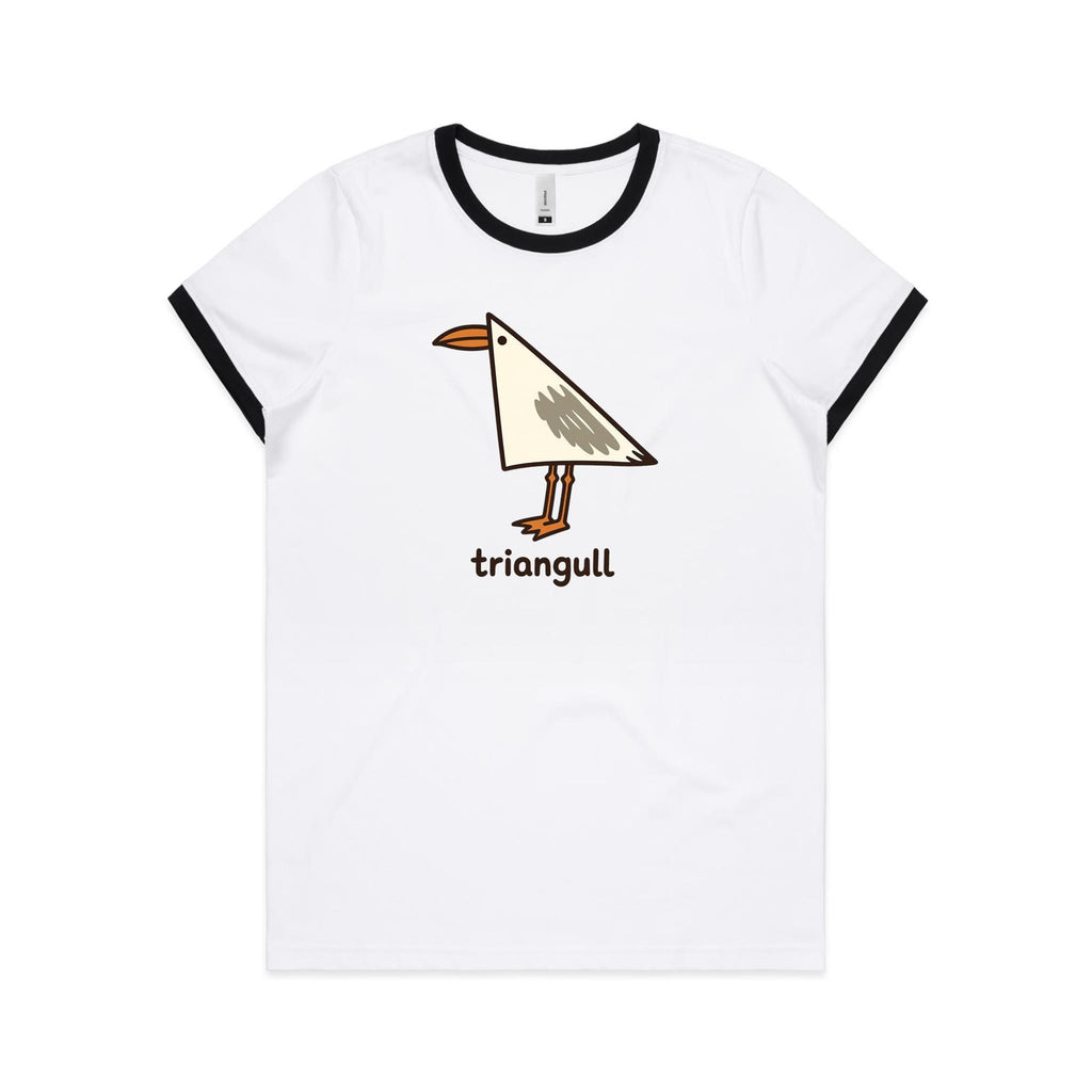 Triangull Geometry Seagull AS Colour Women's Ringer Tee