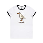 Triangull Geometry Seagull AS Colour Women's Ringer Tee
