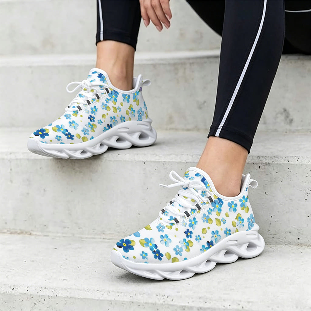 Watercolour Floral Women's Twisted Sole Sneakers