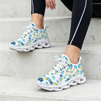 Watercolour Floral Women's Twisted Sole Sneakers