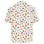 Beach Time Men's Crinkle Hawaiian Shirt