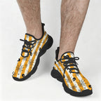 Halloween Stripes Men's Twisted Sole Sneakers