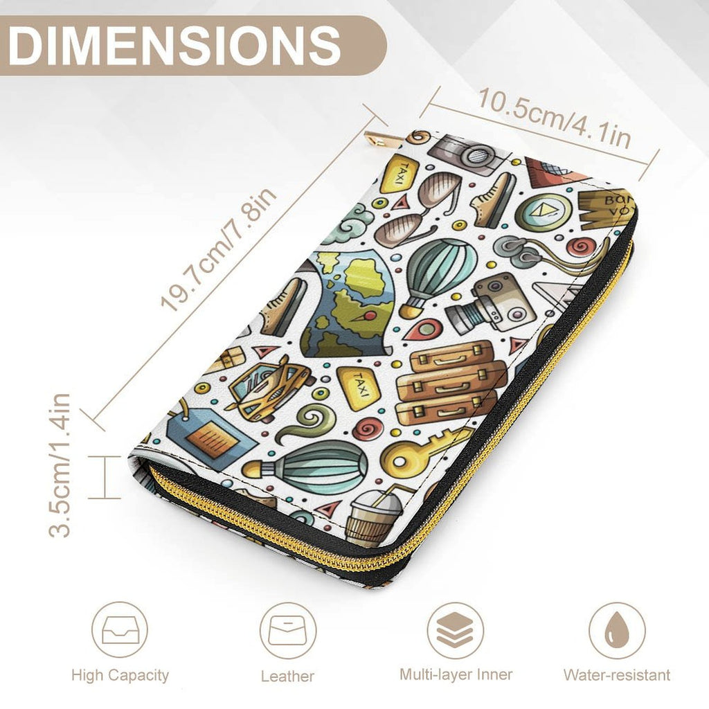 Travel Montage - PU Leather Wallet