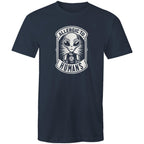 Alien, Allergic To Humans - Mens T-Shirt Navy Mens T-shirt Printed In Australia Sci Fi