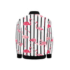 Flamingo Stripes Kids Bomber Jacket Kids Bomber Jacket animal Printed Offshore