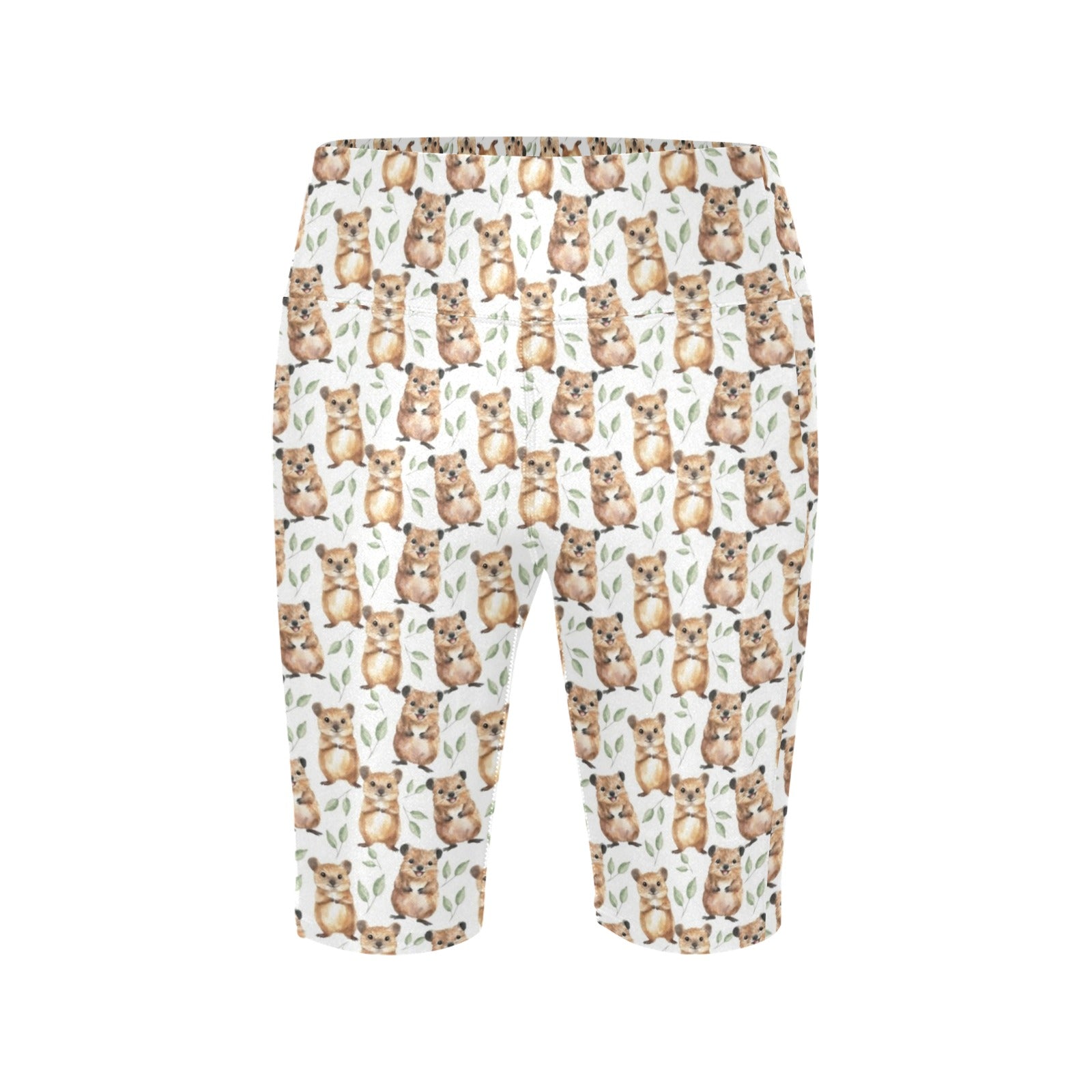 Quokkas Women's Bike Shorts With Side Pockets