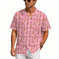 Cherry Ice-cream Men's Crinkle Hawaiian Shirt