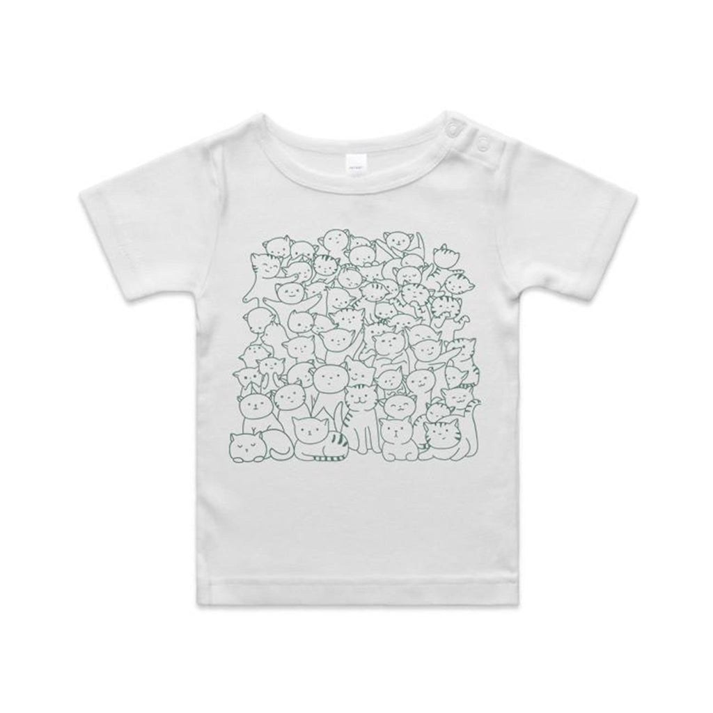Lots And Lots Of Cats AS Colour Baby T-shirt