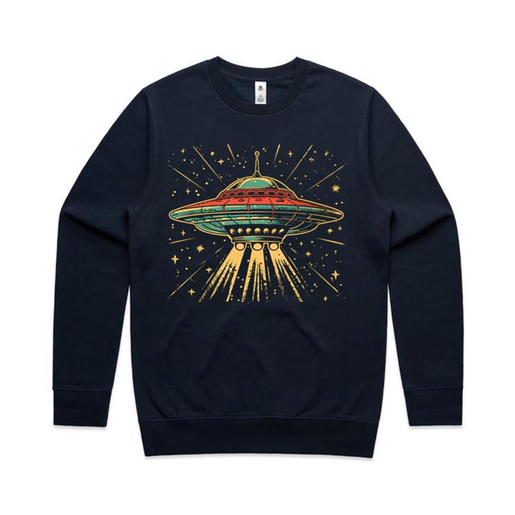 Retro UFO AS Colour Stencil Crew Sweatshirt