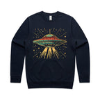 Retro UFO AS Colour Stencil Crew Sweatshirt